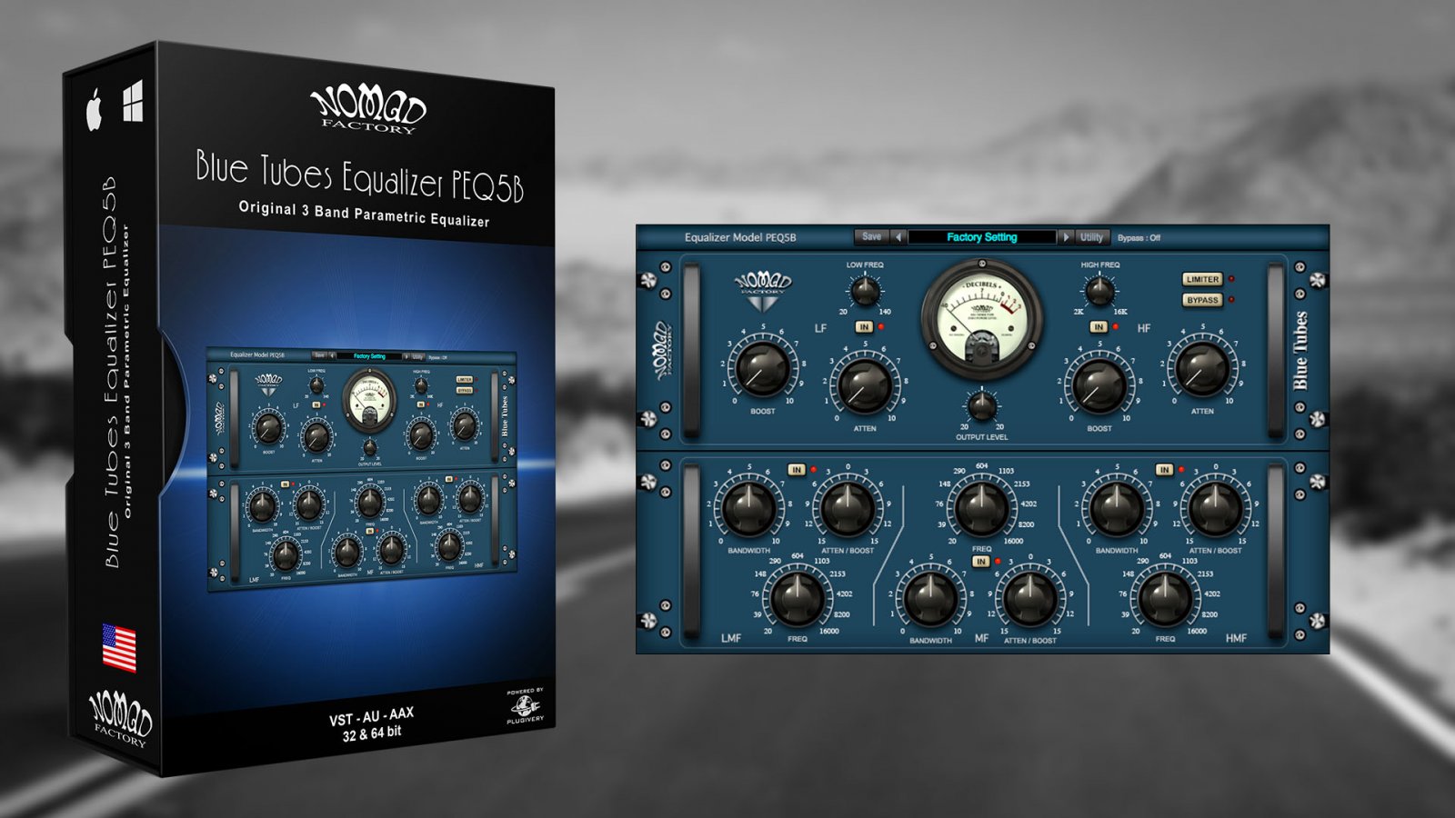 Blue Tubes Equalizer PEQ5B